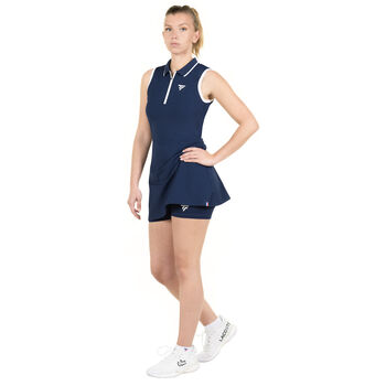 KLEID DAMEN TECH DRESS STRETCH MARINE